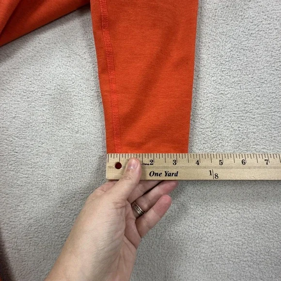 Beyond Yoga Leggings Womens Medium Orange Spacedye At Your Leisure High Waist - Picture 11 of 12